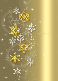 運気アップ❤︎黄金の雪の結晶 #2020 Ver.3