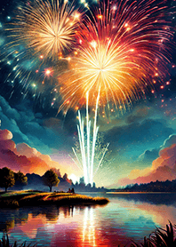 Beautiful Fireworks Theme#594
