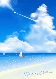 Blue sky Contrail 10