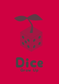 Dice Grow up  Pepper red