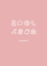 Fashionable hand-painted icon pink23_2