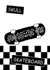 スカル スケボー