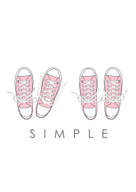 シンプルスニーカー 2(ピンク)
