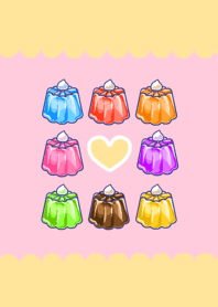 ぷるるん カラフル ゼリー