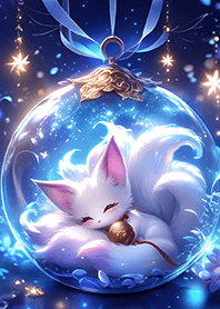 ⭐️幸福可愛九尾狐許願球❤️