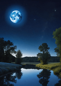 Bright Moon and Dawn 3A3c94