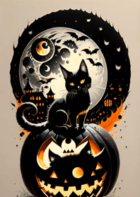 halloween cat 0D58e9