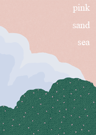 pink sand sea