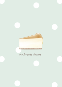 Cheesecake -green- dot