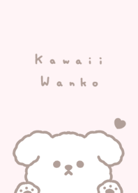 毛茸茸的狗 / dull pink