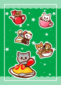 5 Animals! -green-