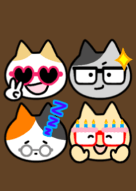 Glasses cat theme.