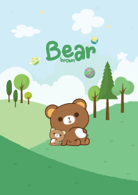 Brown Bear The Hill Happiness