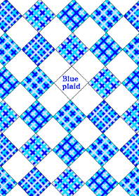 Blue plaid