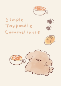 Simple Caramel Latte Toy Poodle Beige