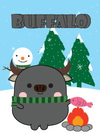 Winter buffalo Theme