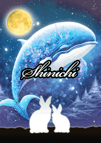 Shinichi Beautiful rabbit & whale