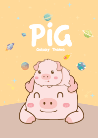 Pig Cutie Galaxy Brown