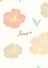 Cute three-colored flowers26! from Japan