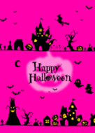 Happy Halloween Townscape illustration P