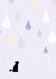 【運気アップ】猫とみょうが結び