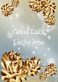 Beige Blue : Rising fortune! Gold Rose
