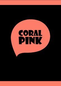 Black & Coral Pink V.1