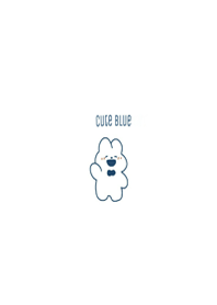 Cute blue
