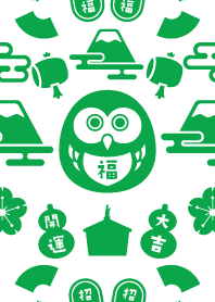 Nordic / Lucky OWL / Green x White
