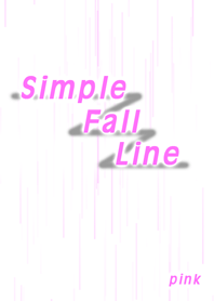 Simple Fall Line (pink)