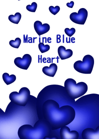Marine Blue Heart