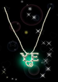 イニシャル Y&E（ブラック2）