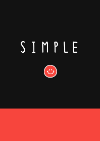 simple smile red