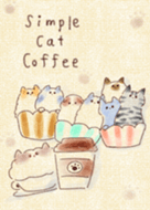 cat coffee beige Theme