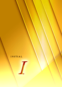 Initial "I"_Happy Gold