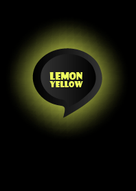 Lemon Yellow Button In Black V.4