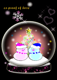 愛の証(雪だるま12)ピンク