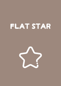FLAT STAR / Mouse Grey