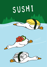 มากินซูชิเป็ดกัน!2(ป่าสีเขียว)