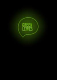 Green Leaves Neon Theme
