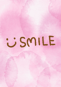 Smile - aquarelle pink27-
