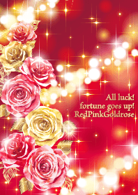 All luck!fortune goes up!RedPinkGoldrose