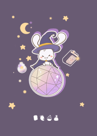 Fongnom the rabbit wizard : Purple tone