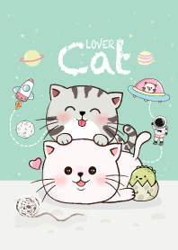 แมวเองนะ สีเขียวกรีนมินต์