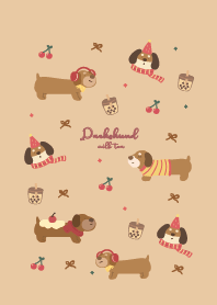 Dachshund Cute : Love Milk Tea