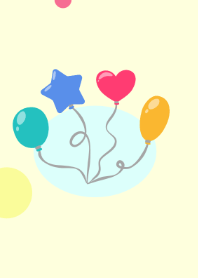 Happy balloon theme