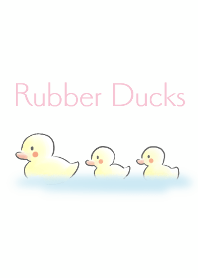 Rubber Ducks -natural white-