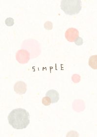 Watercolor A circle Pink10 from Japan