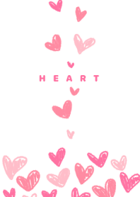 Simple pink hearts