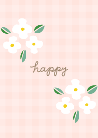 かわいい白い花12